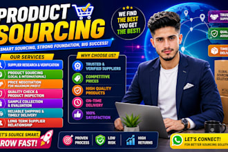 be your professional product sourcing agent, supplier finder