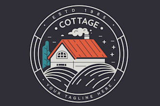 design a charming and professional the village logo