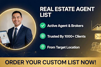 targeted real estate agents and brokers lead generation