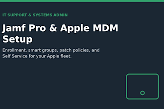 set up and manage your jamf pro apple mdm deployment