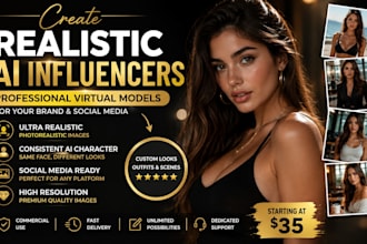 create a professional ai virtual model for instagram and creator platform