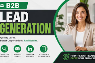 b2b lead generation and prospect lead building expert
