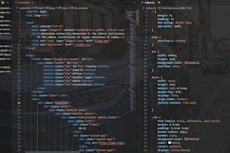 fix HTML CSS bugs and customize your website