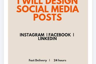 design social media posts