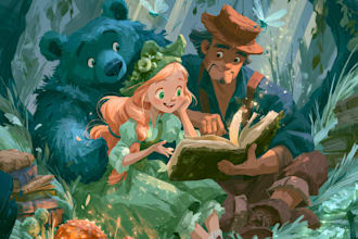 illustrate creative art for childrens books