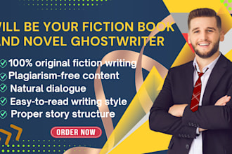 be your fiction book and novel ghostwriter