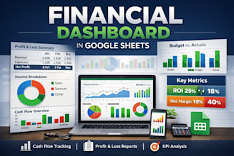 build simple financial dashboards in google sheets