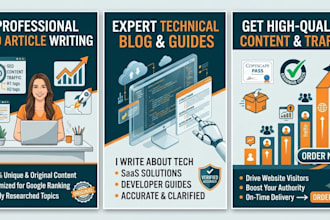 write articles ,blogs,acadmic writing
