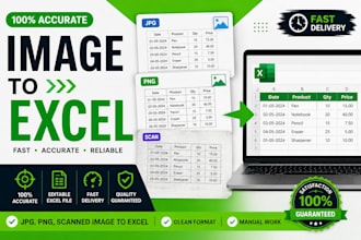 convert images to editable excel