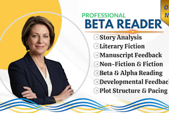 be your beta reader for urban fiction fantasy romance and story analysis
