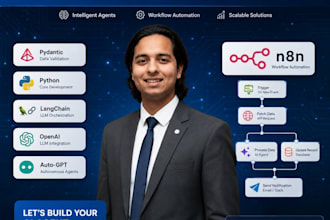 professionally build ai agents, workflows,automation,n8n