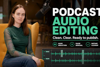 edit your podcast audio and remove mistakes and silences