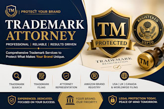 be your US licensed attorney for your trademark application