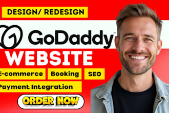 fix godaddy website design godaddy airo website redesign godaddy seo expert