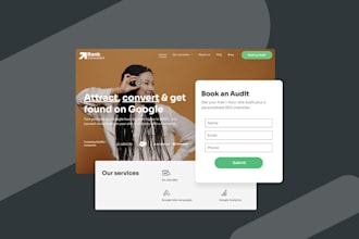 design looka website, ionos website redesign, duda website, landing page