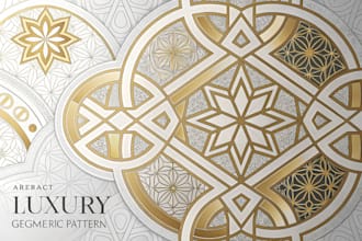 design abstract vector luxury geometric pattern design