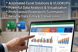 do professional microsoft office tasks and data entry
