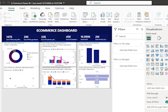 create a professional power bi dashboard for data analysis