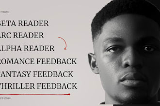 beta read arc read alpha read your fiction and non fiction manuscript