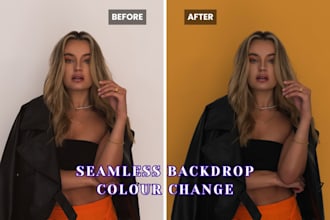 change background colour, natural, seamless