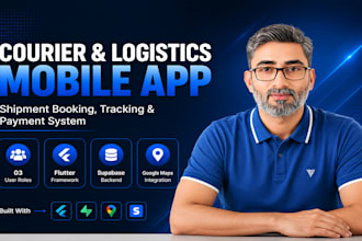 develop ai logistics mobile app with booking, payment, and tracking system