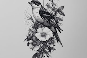 design professional tattoo and custom tattoo