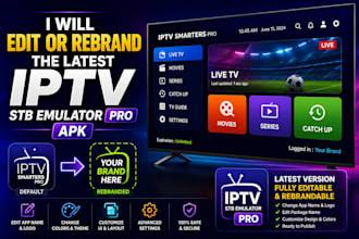 edit or rebrand the latest iptv stb emulator pro apk