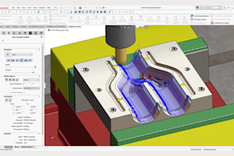 provide cnc programming, cad, cam toolpaths gcode and edm preparation for molds