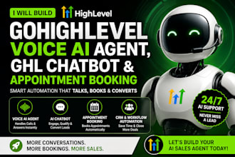 do gohighlevel voice ai agent, ghl chatbot, appointment booking