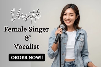 be female edm singer, pop female singer and vocalist singer songwriter pop vocal