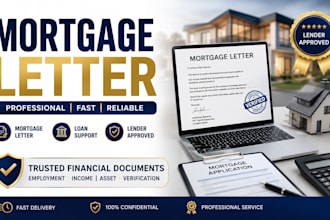 prepare US CPA letter mortgage letter income verification financial statement