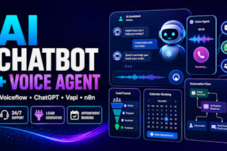 create ai voice agent using voiceflow vapi synthflow retell, manychat, botpress