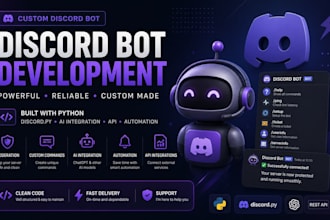 create a custom discord bot in python