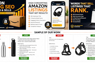 write top amazon listing SEO product descriptions