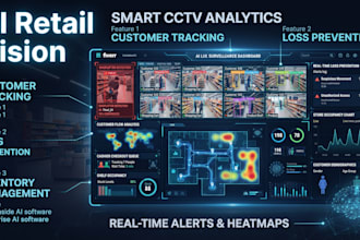 develop cctv retail analytics people counting object tracking solution