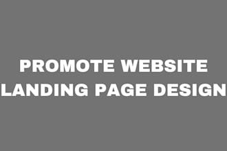do website landing page ranking marketing promotion design