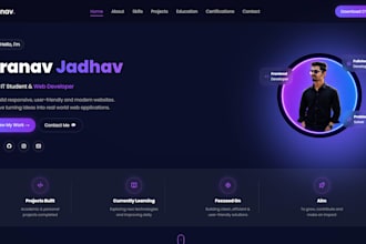 build a modern and responsive websites