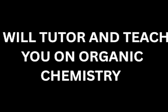 teach and tutor you in organic chemistry