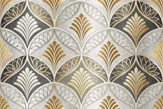 design abstract vector luxury geometric pattern design