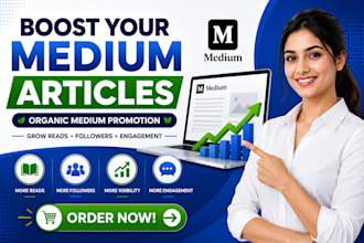 do viral medium article promotion, wattpad promotion to increase medium follower