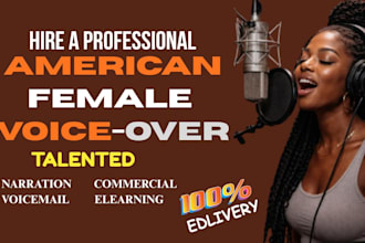 record a professional british female voice over for commercials and narration