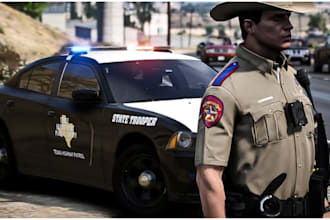 develop fivepd, lspdfr and nopixel inspired police rp server for fivem