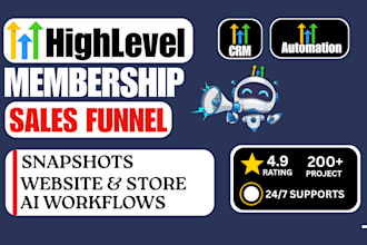 do gohighlevel phone system virtual assistant website landing page setup funnel