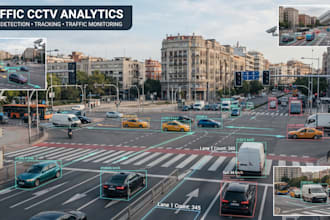 build cctv traffic vehicle detection and tracking systems