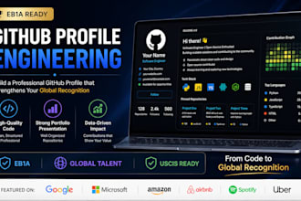 create a strong github profile for global talent and eb1a visa evidence