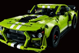 create 3d lego model, lego house, lego toy, lego technic, 3d printing pdf manual