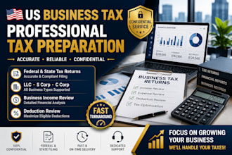prepare and file your US business tax return accurately