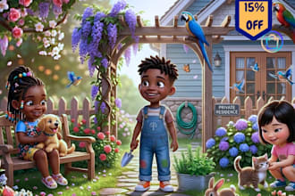 illustrate children book illustration, children book illustration