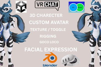 create high,quality 3d character models for games, animation