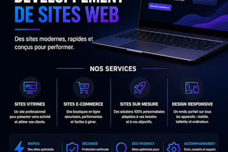 un site web moderne en HTML CSS javascript